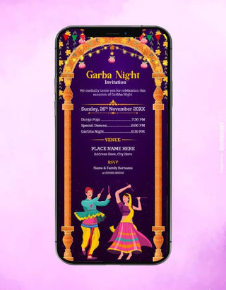 Garba Night Invitation | IM-2196