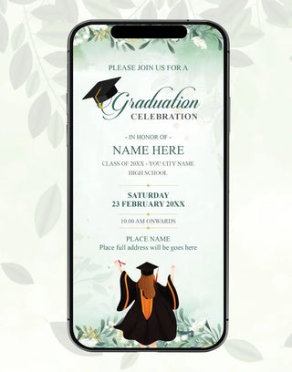 Graduation Celebration Invitation Card | IM-2649