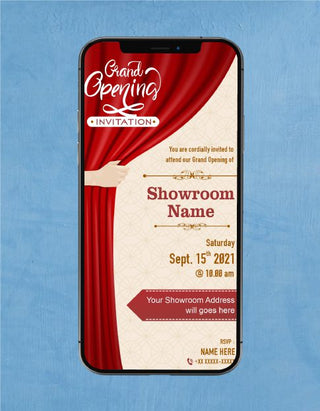 Grand Opening Invitation Card | GO-01