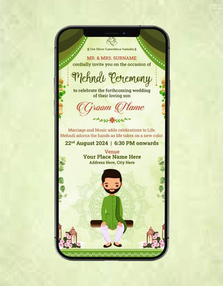 Groom Mehndi Ceremony | W-350