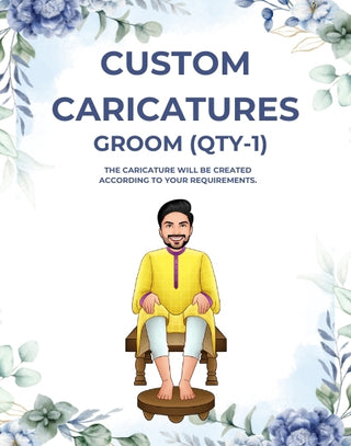 Custom Caricature Groom (Qty-1)