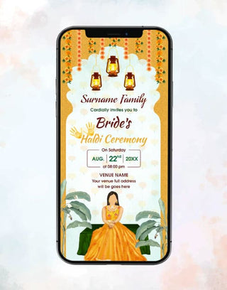 Haldi Kumkum Invitation | IM-2379