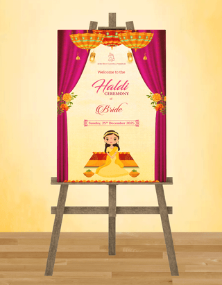 Haldi Sign Board Design | BD-06