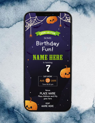 Halloween Birthday Invitation | IM-2457