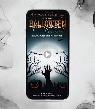 Halloween Party Invitation Video | IM-2289-V