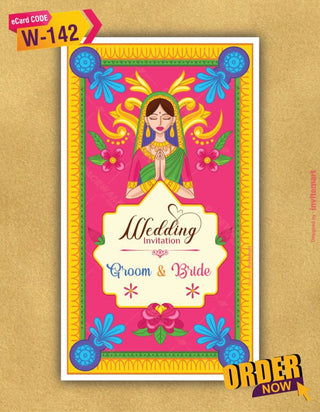 Hand Drawn Wedding Invitation |