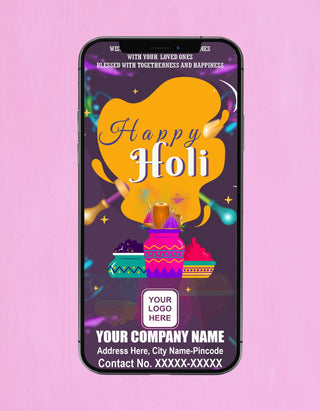 Happy Holi Celebration Invitation | HH-03