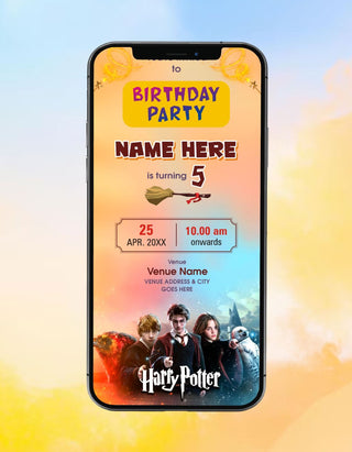 Harry Potter Birthday Invitation | IM-2461