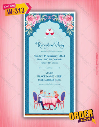 Hindu Wedding Multiple Events Invite PDF Cards | W-313