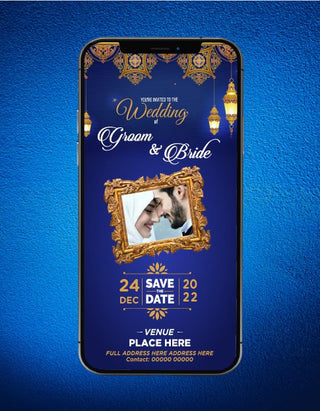 Islamic Wedding Invitation eCards | W-23