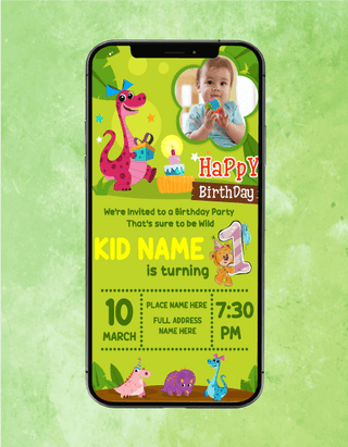 Jungle Birthday Party Invitations | B-35