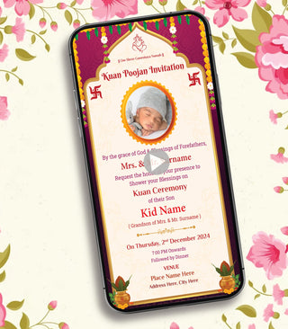 Kuan Pujan Invitation Video | KP-01-V