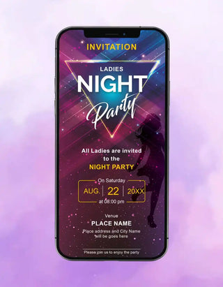 Ladies Night Party Invitation | IM-2313