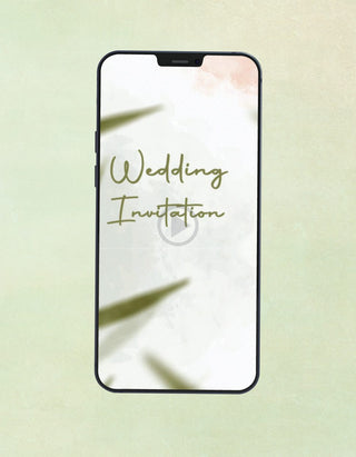 Leaf Theme Wedding Invitation Video | IM-527