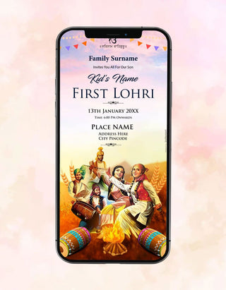 Lohri Invitation Card Online | IM-2012