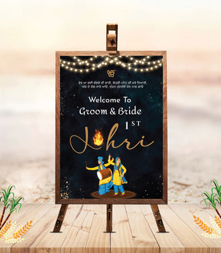 Lohri Party Welcome Signage Board | IM-2521