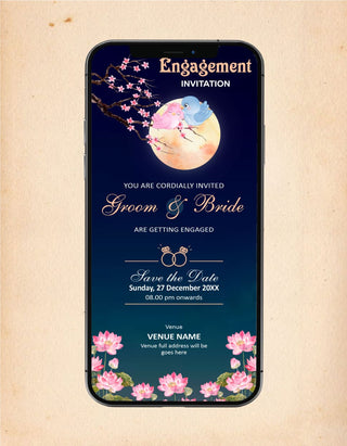 Love Birds Engagement Party Invitation | IM-2270