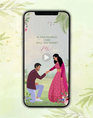 Love Story Engagement Invitation Video | IM-2089