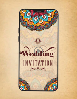 Mandala Theme Wedding Invitation Video | IM-755