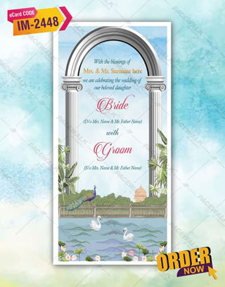 Marriage Invitation Card Format in English Pdf