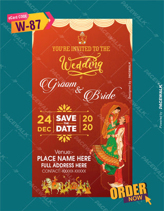 Marwari Wedding Invitation Card