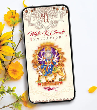 Mata Ki Chowki Invitation Video Template | M-29-V