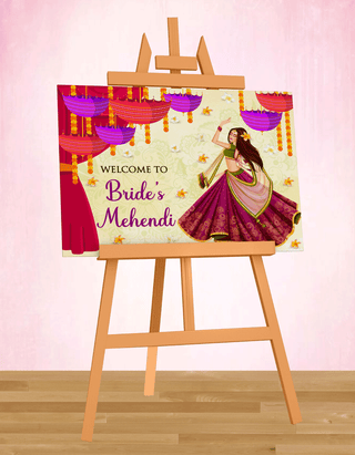 Mehendi Signage Board Design | BD-04