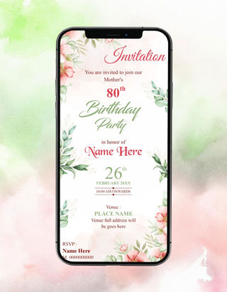 Mother Birthday Invitations | IM-2481