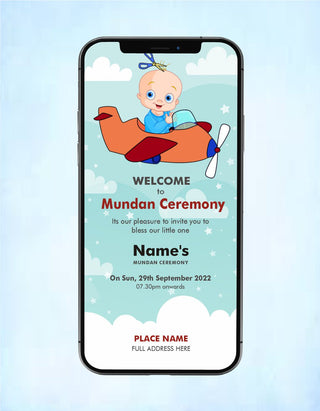 Mundan Ceremony Invitation | MU-06