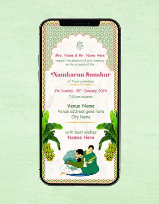 Namkaran Sanskar Invitation | NC-03