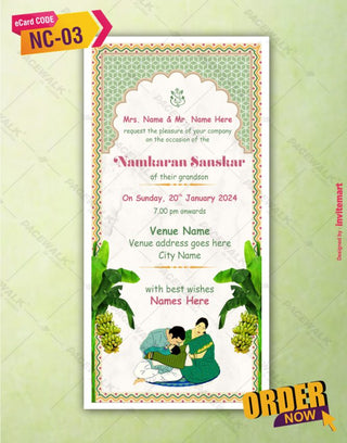 Namkaran Sanskar Invitation 