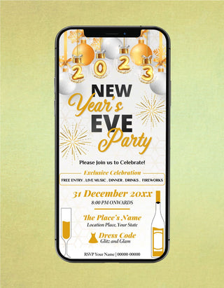 New Year’s Eve Party Invitation | NY-10