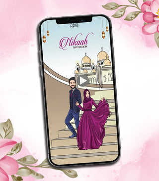 Nikah Ceremony Invitation Video Online | IM-2416-V