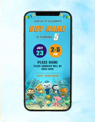 Octonauts Birthday Invitation | IM-2502