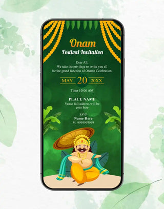 Onam Invitation Card | IM-2339