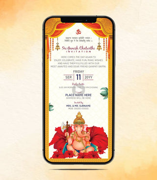 Online Ganpati Invitation Video | IM-2231-V