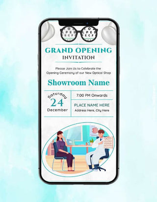 Optical Shop Opening Invitation | IM-2209