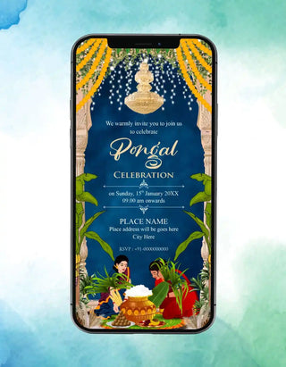 Pongal Invitation Card | IM-2361