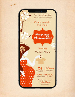 Pregnancy Announcement Card | PA-01