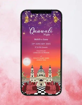 Qawali Night Invitation Card Template | IM-2475