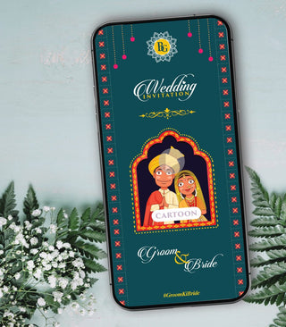 Quirky Indian Wedding Invitation Video | W-288-V