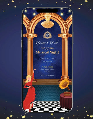 Sagai and Musical Night Invitation | IM-2647