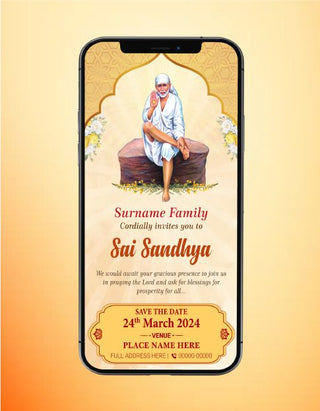 Sai Sandhya Invitation | SB-01