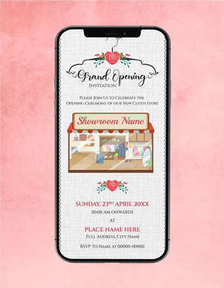 Showroom Opening Invitation Card | IM-2203