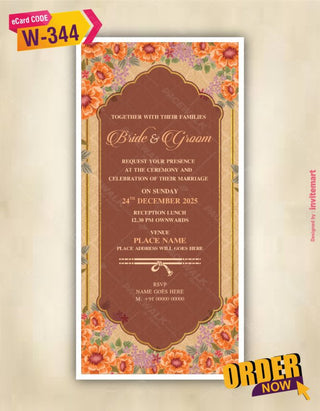 Shubh Vivah Invitation Card | W-344