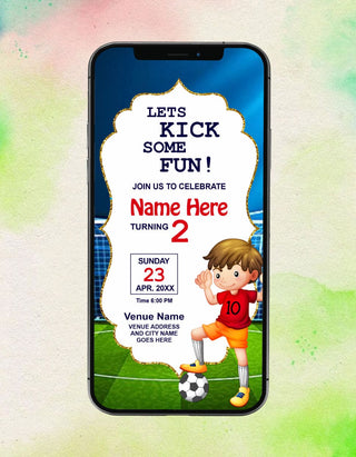 Soccer Birthday Invitation | IM-2305