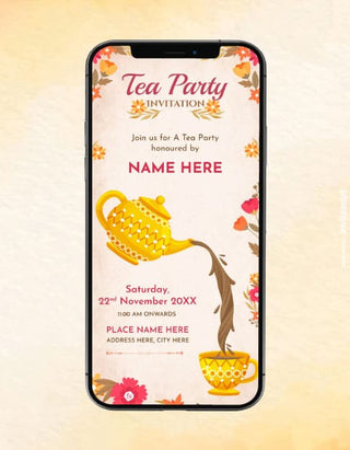 Tea Party Invitation | IM-2146