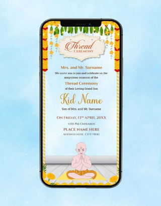 Thread Ceremony Card | IM-2107