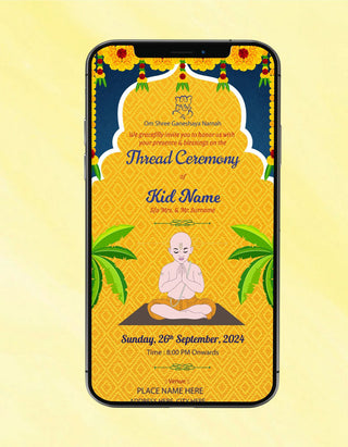 Thread Ceremony Invitation | TH-02