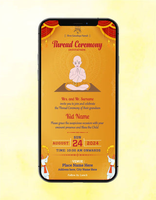 Thread Ceremony Invite | TH-01